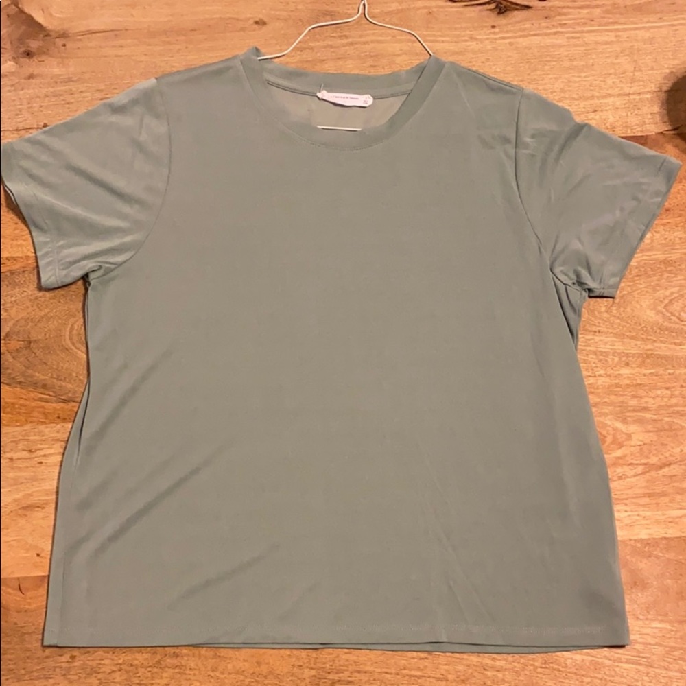 Sage Green Crew Shirt
